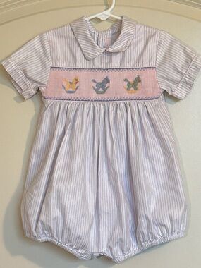 Sz24M House of Hatten Smocked Bubble